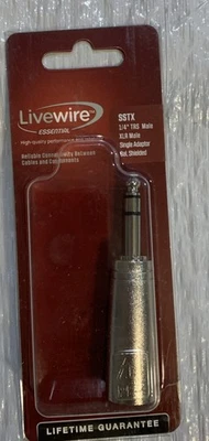 Adaptador Livewire Essential 1/4" TRS macho a XLR macho Foto 1 de 2