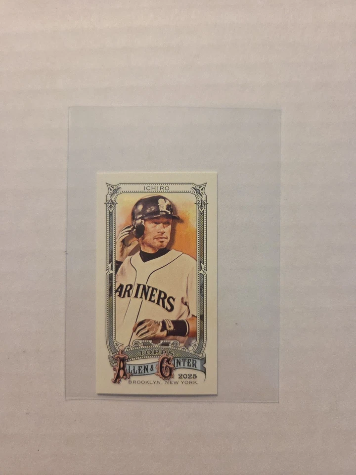 Topps Allen & Ginter 2025 - Exclusivo EXT Ichiro Suzuki #370 Mini Foto 1 de 2