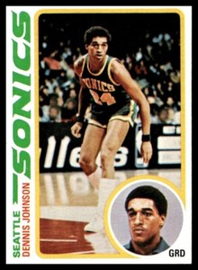1978-79 Topps #78 Dennis Johnson Boston Celtics ROOKIE! NM!CLEAN NO RESERVE!
