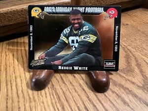 1993 Action Packed Monday Night Football Reggie White Green Bay Packers Card #40 - Picture 1 of 2