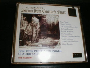 Claudio Abbado Berliner Phil SEALED 2 CD DDD SBM Schumann Scenes Goethe's Faust - Picture 1 of 3