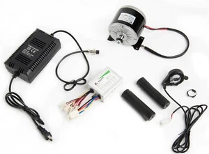 350 Watt 24 Volt electric motor kit w speed controller Thumb Throttle & charger - Picture 1 of 11
