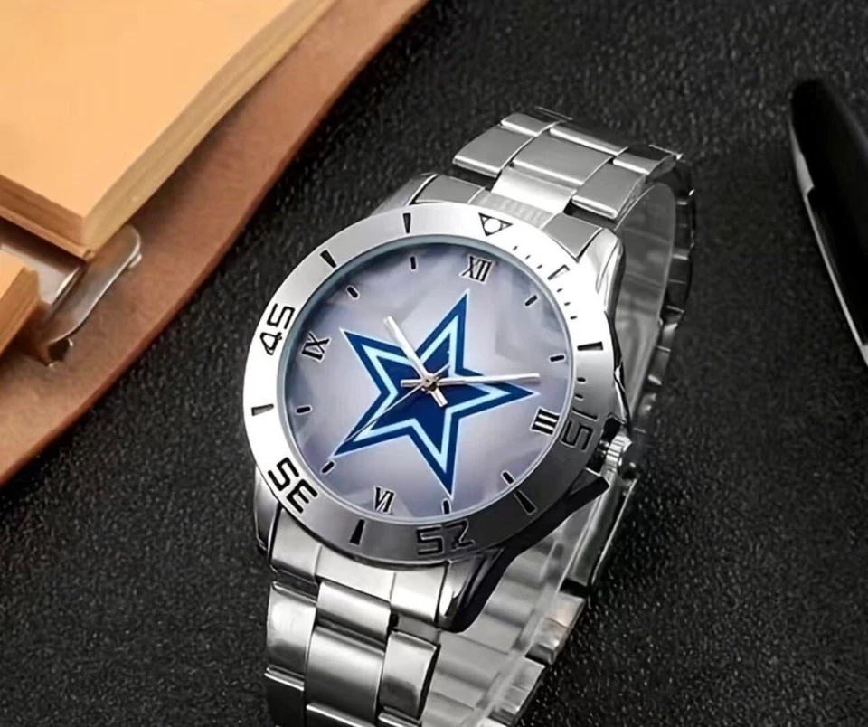 NFL Dallas Cowboys Reloj para Hombre, Nuevo Dallas Cowboys Reloj de Pulsera Envío Gratis Foto 1 de 1