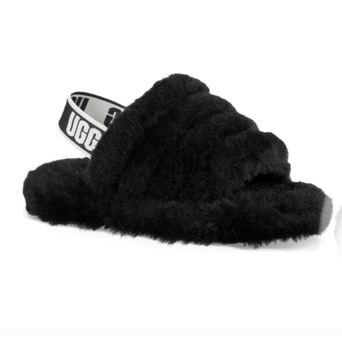 SANDALO UGG FLUFF YEAH SLIDE nero taglia 5