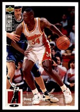 1994-95 UPPER DECK COLLECTOR'S CHOICE DOUG EDWARDS ATLANTA HAWKS #100
