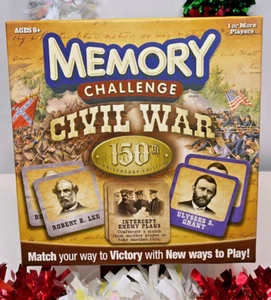 MEMORY CHALLENGE CIVIL WAR 150TH ANNIVERSARY EDITION (HASBRO, 2011) COMPLETE! - Picture 1 of 6