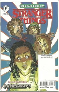 Stranger Things Minecraft FCBD 2020 Dark Horse Comic Bagged Boarded Mint - Picture 1 of 1