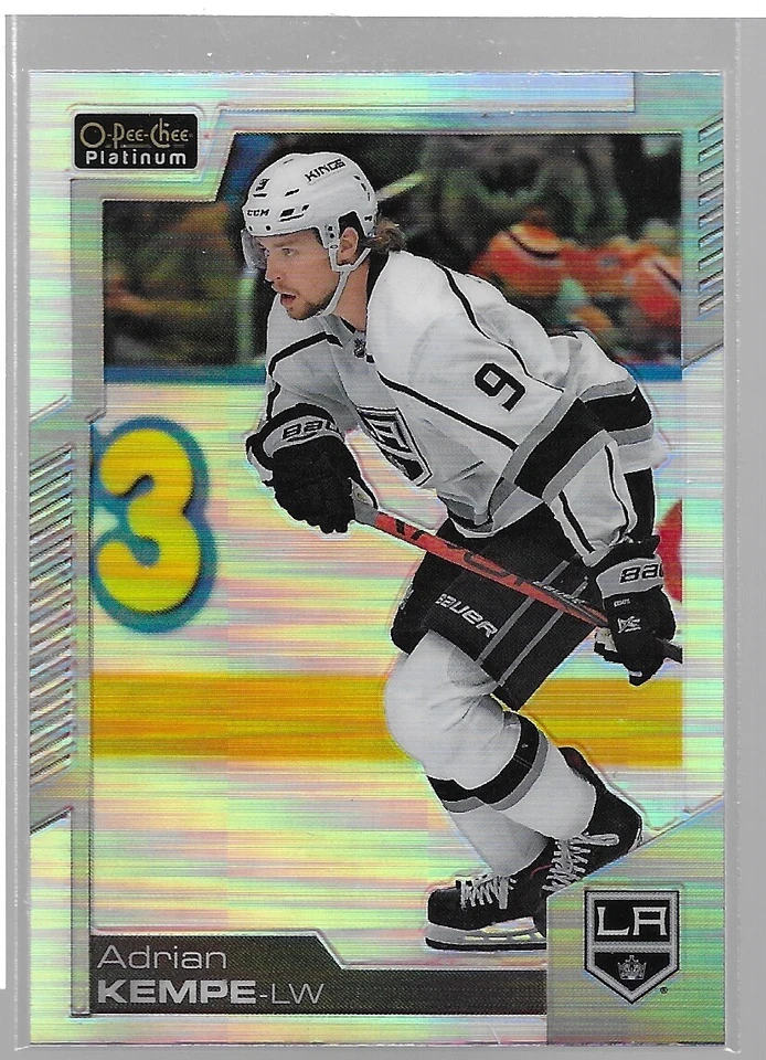 2020-21 Adrian Kempe O-Pee-Chee OPC Platinum Rainbow #58 - Image 1 of 1