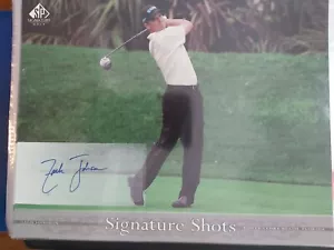 2005 UD SP Authentic Signature Golf Shots 8x10 Zach Johnson SH-ZJ - Picture 1 of 1