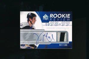 2008-09 SP Authentic Rookie Review #RR-VL Vincent Lecavalier Auto Patch 007/100 - Picture 1 of 2