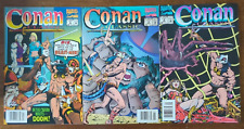 Conan Classic #2 3 & 4 - Newsstand UPC Variant Lot Barbarian Beast-Men - 1994