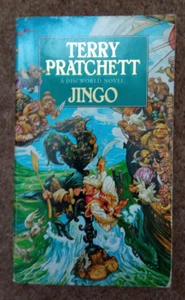 Terry Pratchett Jingo Discworld Novel 21 Paperback Corgi 1998, josh kirby cover - Picture 1 of 6