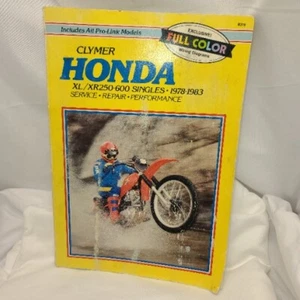 Clymer Repair Service Maintenance Manual M319 Honda XL/XR 250-600 1978-1983 Sing - Bild 1 von 2