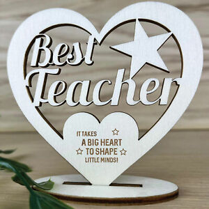 Best Teacher Engraved Plaque Thank You Gift For Teacher Leaving School Nursery