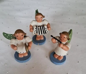 Orchester, 3 süße, sehr alte Engel, ESCO Seiffen Erzgebirge - Bild 1 von 4