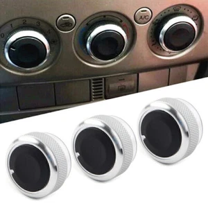 3x Fit Ford Focus MK2 MK3 Mondeo C/S-max Air Conditioner Switch Knob Button Trim - Picture 1 of 12