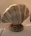Clam Shell Accent Lamp Hollywood Regency Style Cape Cod Collection Beach Seaside