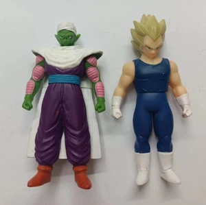 lote de 2 FIGURAS de acción de vinilo suave Bandai Dragon Ball Z vegeta piccolo 4" antiguas - Imagen 1 de 4