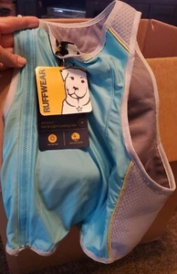 Ruffwear Jet Stream Dog Cooling Vest Medium M Blue Lagoon New With Tags 27-32 in - Picture 1 of 4