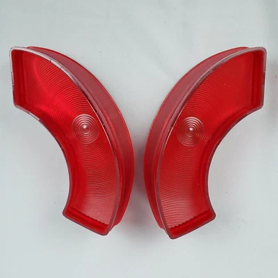 1962 Pontiac Tail Light Lens Bonneville Star Chief Left Right GM 5953385 5953386 - Image 1 of 4