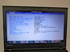 14" Lenovo ThinkPad L440 Intel Core i5-4200U @ 2.50GHz 8GB RAM 128 GB SSD, NO OS - Picture 1 of 8