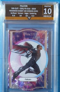 Kakawow Kosmos Disney 100 All Star Die-Cut Falcon YX-314 Grade 10 - Bild 1 von 3