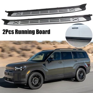 2Pcs Running Board Side Step Pedal Nerf Bar Fits for Hyundai Santa Fe 2024 2025 - Picture 1 of 4