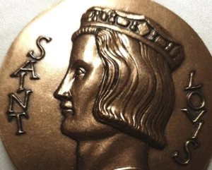 Medalla de arte francesa 68 mm por COEFFIN Saint Louis - Imagen 1 de 5
