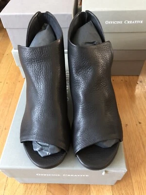 Botas Officine Creative Feminina Adele Biqueira Aberta Couro Novo Tamanho 40 $570 - Imagem 1 de 4