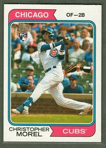 Tarjeta de novato Christopher Morel 2023 Topps Heritage #110 Cubs RC QTY - Imagen 1 de 2