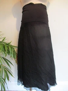 ARABELLA B MATERNITY BLACK CHIFFON SMART SKIRT SIZE XL 14-16 BNWT - Picture 1 of 2