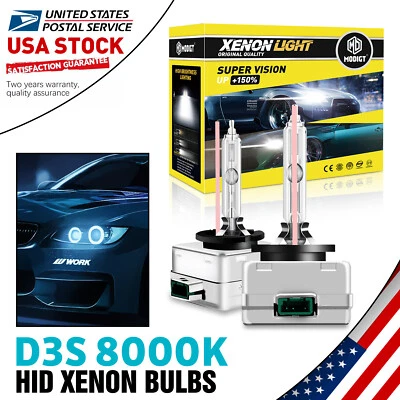 OEM Xenon HID Replace Headlight D3S Bulb 8000K For Audi A1 A3 A4 A5 A6 A7 Q3 Q5 - Imagem 1 de 4