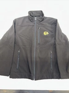 Chicago Blackhawks Weatherproof Black Winter Jacket Size Small - Picture 1 of 9