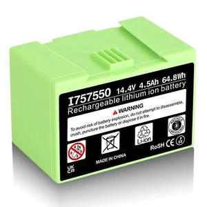 4.5Ah Lithium Battery for iRobot Roomba 14.4V i3 i4 i7 e5 7150 7550 5150 e5158 - Picture 1 of 16