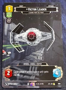 Star Wars Unlimited Jump To Lightspeed Prestige Victor Leader FOIL #1059 - Picture 1 of 2