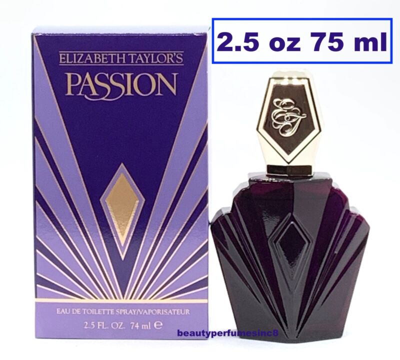 The Cheapest Passion By Elizabeth Taylor 2.5 oz Eau De Toilette Spray, Perfume for Women New