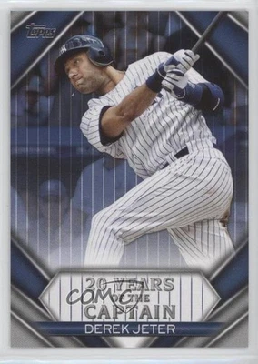 2020 Topps Update 20 Years of the Captain Blue Derek Jeter #YOC-11 HOF - Image 1 of 2