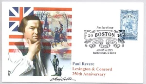 #6030 PAUL REVERE BOSTON 2026 PRIMER DÍA EDICIÓN FDC DISEÑADOR CHRIS CALLE SIGNO - Imagen 1 de 1