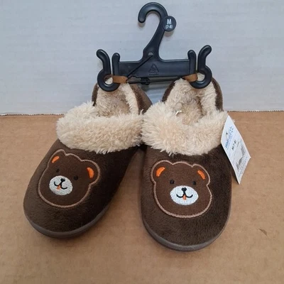 Zapatillas para niños pequeños talla M (7/8) suela de goma de oso marrón Foto 1 de 4