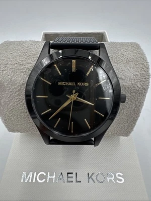 Michael Kors Slim Runway Watch MK8607 Mens 43mm Case Quartz Three Hands Analog - Image 1 of 4