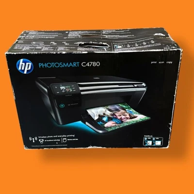 HP Photosmart C4780 All-in-One Print Inkjet Wireless Photo Printer *SEALED - Image 1 of 4