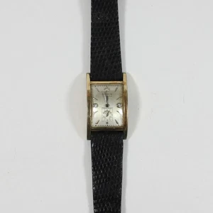Vintage GRUEN 10K Gold Filled Wrist Watch with Diamonds - Picture 1 of 3