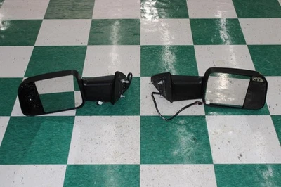 2015 RAM 1500 *NOTE* Pair Black Left Driver Right Passenger Door Mirror Set WTY Foto 1 de 4