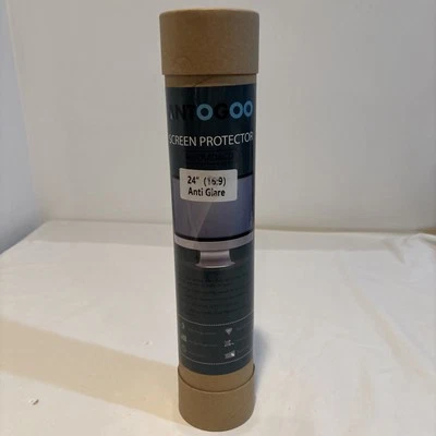 24 inch (16:9) Anti Glare screen Protector w/instructions and applicator - Image 1 of 4