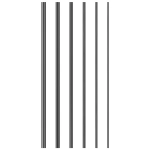 Set 2 Inserti Riparazione Canne da Pesca Viaggio Fibra di Carbonio Telescopica Palo Luce - Foto 1 di 12