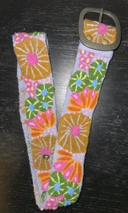 Cinturón floral de lana bordado Jenny Krauss para mujer M mediano - Imagen 1 de 4