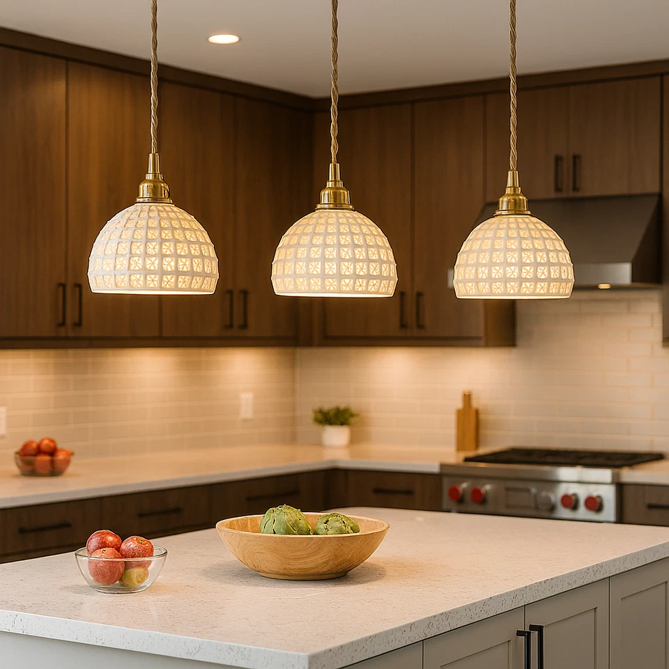 СОВЕРШЕННО новые керамические подвесные светильники - Изображение 1 из 4