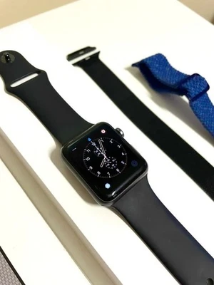 Apple Watch Series 3 Space Gray- Black 3 correas buen estado - Imagen 1 de 4