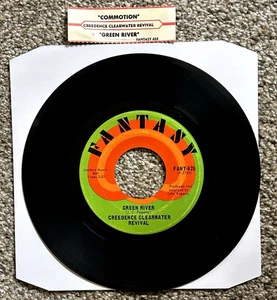 CCR * 45 * Green River / Commotion * 1969 * EX+ USA ORIGINAL FANTASY Viny lJ-Box - Picture 1 of 4