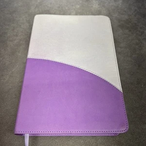 Rainbow Study Bible CSB Christian Standard- Lavender/Purple LeatherTouch - Picture 1 of 16